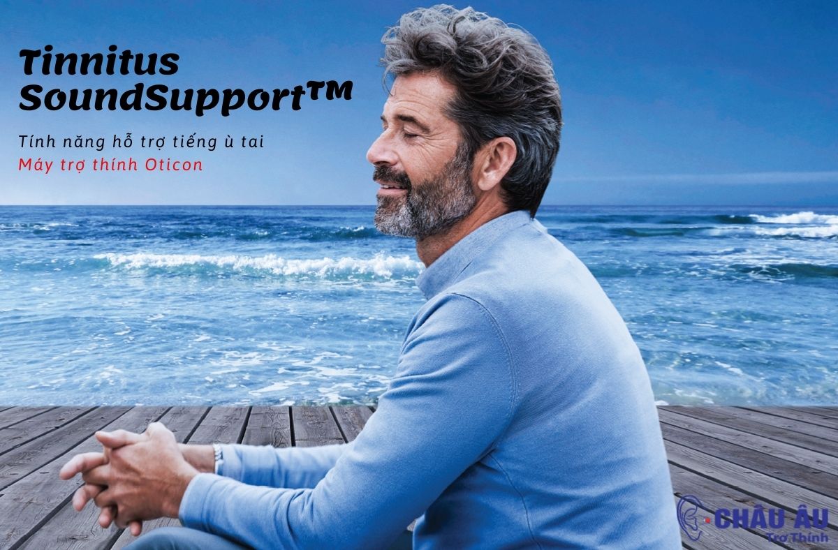 Máy trợ thính Oticon với tính năng Hỗ trợ tiếng ù tai (Tinnitus SoundSupport™)