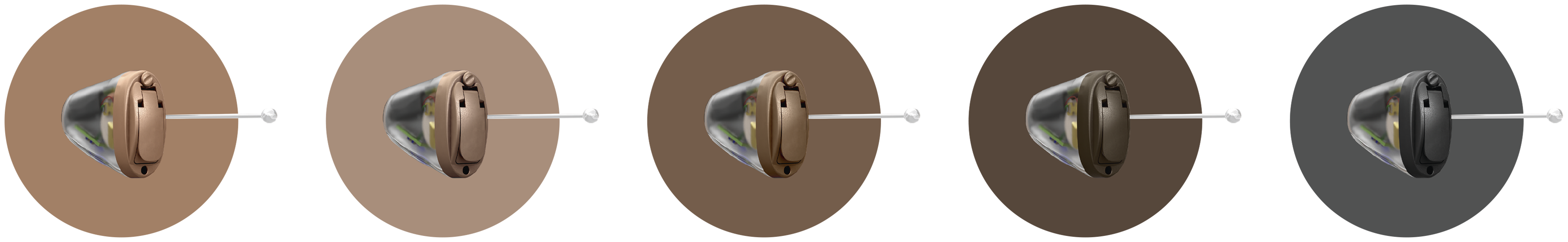 Kiểu dáng máy trợ thính Oticon Jet vô hình trong ống tai